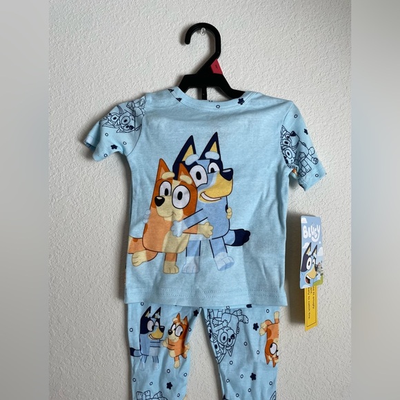 Bluey and Bingo Kids Pajama Set - Light Blue size 2T-NWT - Picture 2 of 3